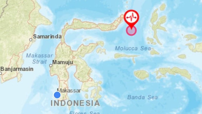 Gempa Minahasa Tenggara Sulut berkekuatan Magnitudo 5.1