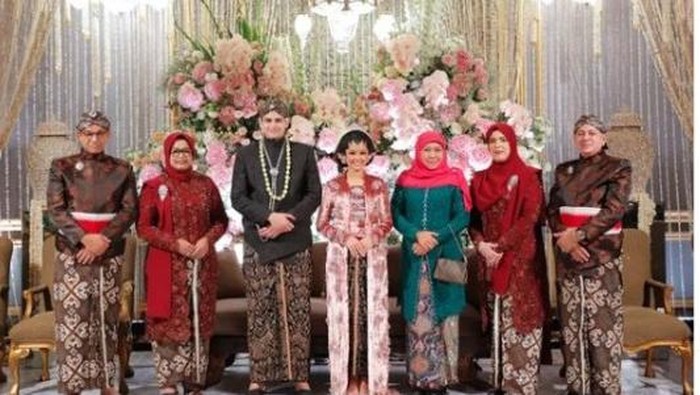 Gubernur Jatim Khofifah hadiri resepsi pernikahan Mutiara Annisa putri Anies Baswedan