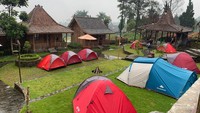 Tersedia camping ground dan perlengkapannya di LeDesa Resort Syariah