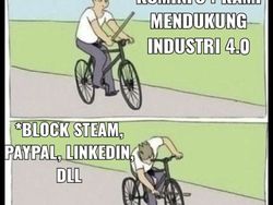 Meme Kominfo Blokir Steam Hingga PayPal Bertebaran di Internet