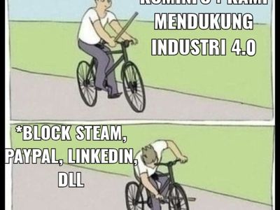 Meme Kominfo Blokir Steam Hingga PayPal Bertebaran di Internet