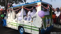Dalam kegiatan hari ini tidak ada pengalihan arus lalu lintas. Adapun rekayasa lalin akan dilakukan melihat kondisi di jalur-jalur yang dilewati rombongan pawai. 
