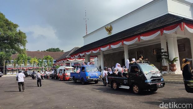 Pawai ta'aruf di Ciamis.