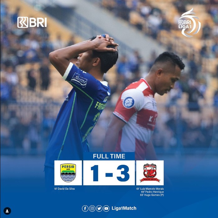 Madura United masih tak terbendung di lanjutan BRI Liga 1 2022. Setelah melumat Barito Putera 8-0 pada laga perdana, Madura United sukses membungkam tuan rumah Persib Bandung dengan skor 1-3 di Stadion Gelora Bandung Lautan Api (GBLA), Sabtu (30/7/2022).