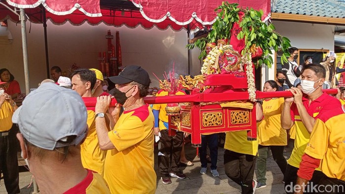 Setelah vakum dua tahun karena pandemi COVID-19, Festival Ceng Ho kembali digelar di Semarang. Foto diambil Sabtu (30/7/2022).