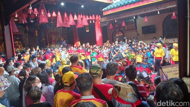 Setelah vakum dua tahun karena pandemi COVID-19, Festival Ceng Ho kembali digelar di Semarang. Foto diambil Sabtu (30/7/2022).