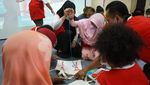 Antusias Anak-anak Berkebutuhan Khusus Saat Lomba Mewarnai