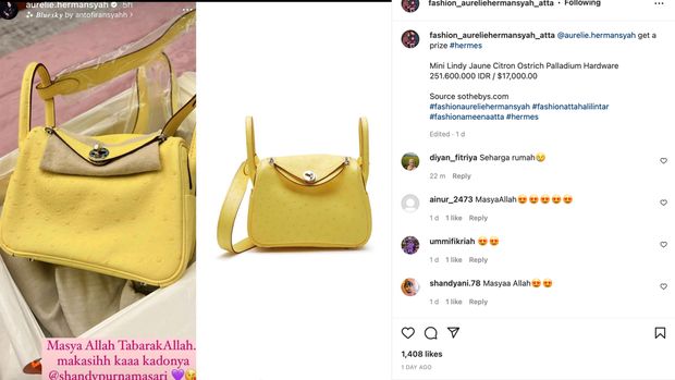 Kado Aurel Hermansyah dari Shandy Purnamasari