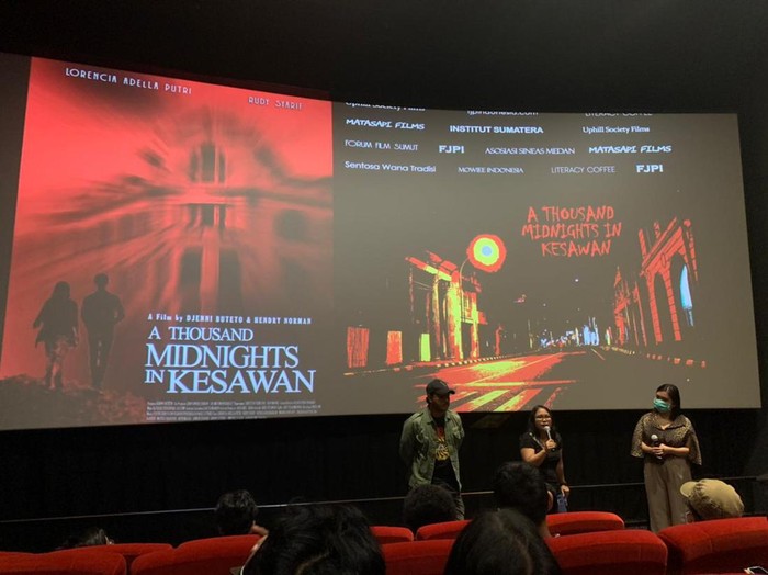 Suasana launching film A Thousand Midnights in Kesawan