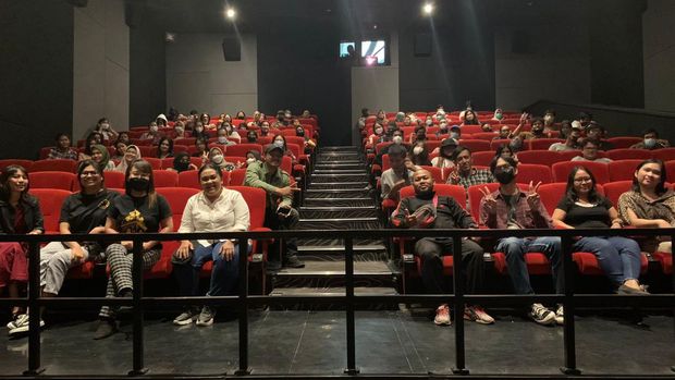 Suasana launching film A Thousand Midnights in Kesawan.