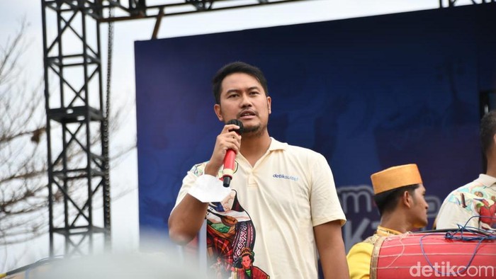 Bupati Sinjai Andi Seto Asapa saat launching detikSulsel