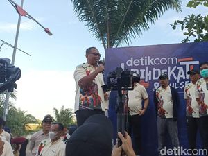 CEO detikNetwork Lepas 10.700 Peserta Jalan Sehat, Perkenalkan detikSulsel