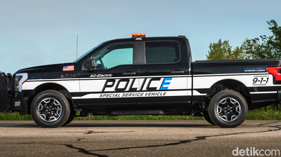 Wujud Pick-up Listrik Anyar dari Ford untuk Mobil Dinas Polisi