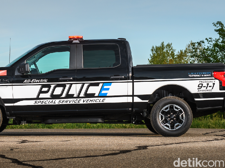 Wujud Pick-up Listrik Anyar dari Ford untuk Mobil Dinas Polisi