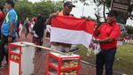 Meriahnya Aksi Satu Juta Bendera Merah Putih di Palangkaraya