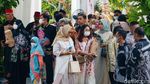 Kendaraan Shuttle Antar Jemput Tamu Resepsi Putri Anies Baswedan