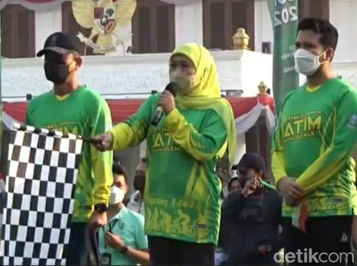 khofifah buka agenda gowes