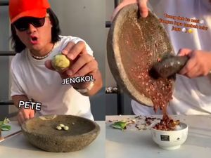Esktrem! Pria Ini Makan Natto Dicampur Petai dan Jengkol