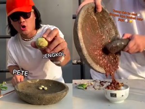Esktrem! Pria Ini Makan Natto Dicampur Petai dan Jengkol