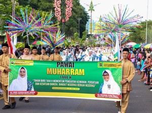 Warga Tanjungpinang Tumpah Ruah Saksikan Pawai 1 Muharram 1444 H