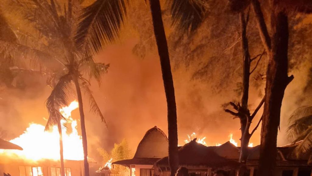 Saksi Sebut Api Berawal dari Kamar 179 Hotel Jambuluwuk Oceano