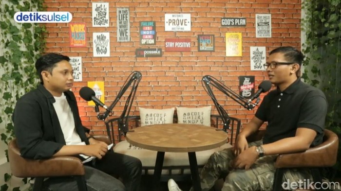 Regional Manager Yotta, Muzzawwir Noer Hateng dalam live podcast jelang launching detikSulsel.