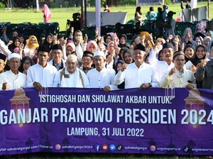 Tahun Baru Islam, Sahabat Ganjar Lampung Istighosah & Salawat Bersama