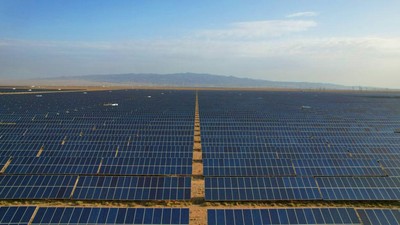Gurun Gobi yang Ganas Dibikin Ladang Panel Surya, Ini Penampakannya