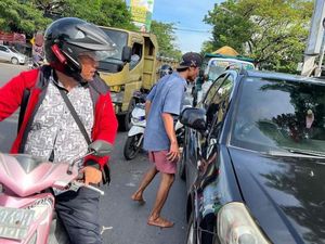 2 Pak Ogah di Makassar Ditangkap Polisi, Raup Cuan Rp 100 Ribu Per Hari