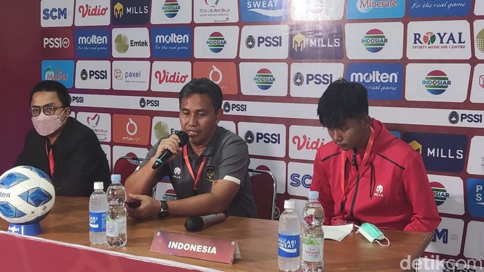 Arkhan Kaka Putra (paling kanan) menjadi bintang kemenangan Timnas Indonesia atas Filipina di Piala AFF U-16, Minggu (31/7/2022).