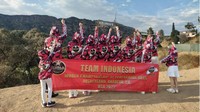 Kontingen Indonesia bertemu dengan ratusan anak dari 30 negara lainnya yang juga mengikuti ajang kontes menyanyi internasional ini. Foto: dok. Konsulat Jenderal Republik Indonesia Los Angeles