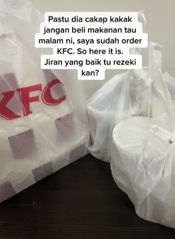 Belikan KFC untuk tetangga muslim