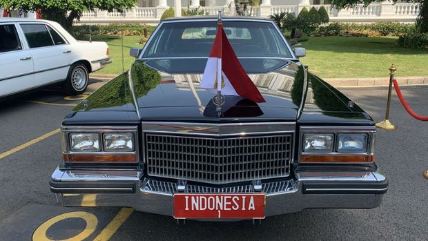 Cadillac Fleetwood Brougham, Mobil Dinas Kepresidenan RI Soeharto (Foto: Pameran Virtual Istana Presiden)