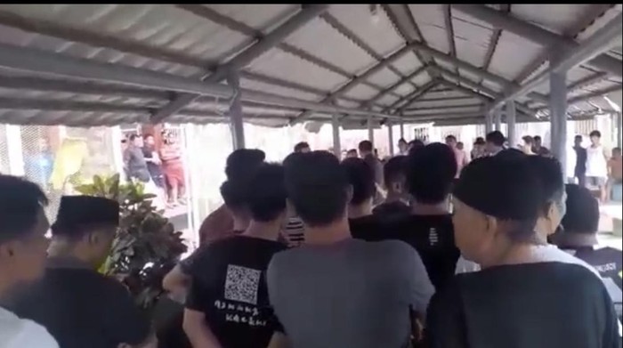 Demo narapidana Lapas IIA Parepare.