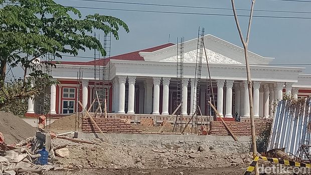 Gedung yang akan dinamakan Grha Bung Karno, Klaten, Senin (1/8/2022).