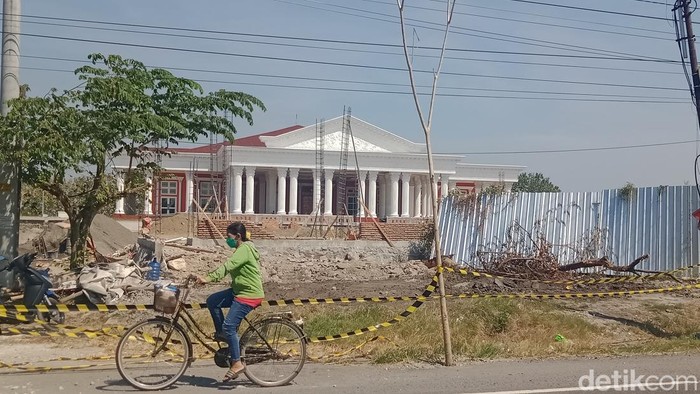 Gedung yang akan dinamakan Grha Bung Karno, Klaten, Senin (1/8/2022).