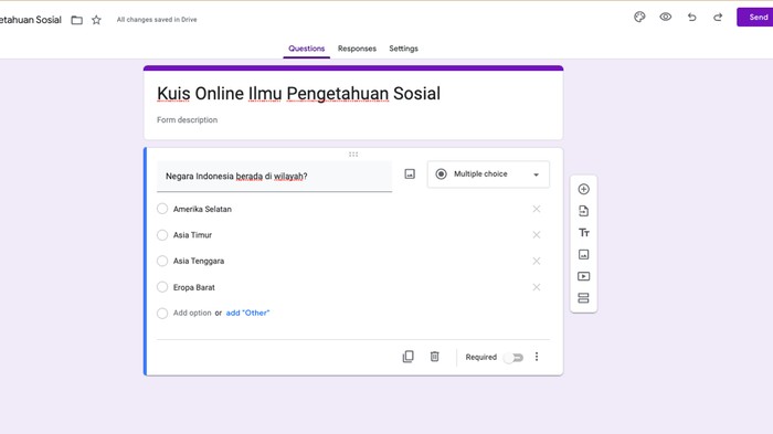 Cara membuat google form.