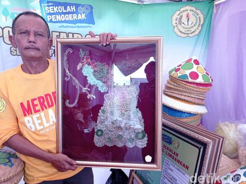 Hasil kreasi siswa SLB BC YGP Garut.