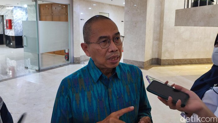 Kepala Divisi Sekretaris Perusahaan PT TransJakarta Anang Rizkani Noor (Nahda Rizki Utami/detikcom)