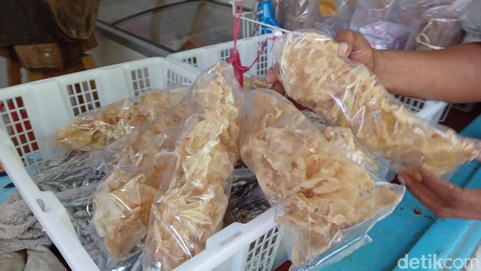 Keripik dari olahan jeroan ikan kedangkung