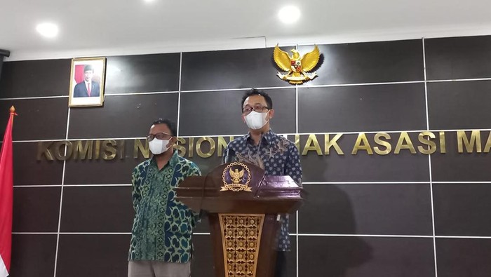 Konferensi pers Komnas HAM (Anggi-detikcom)
