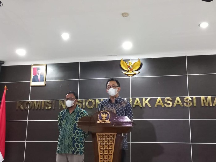 Konferensi pers Komnas HAM (Anggi-detikcom)