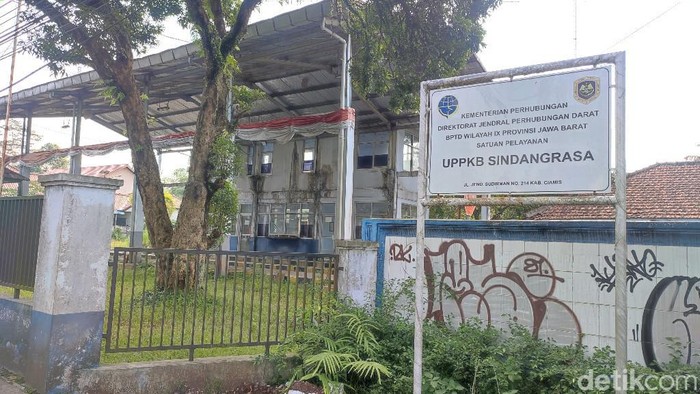 Lokasi eks jembatan timbang di Ciamis