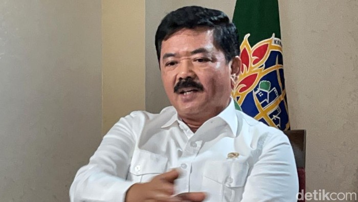 Menteri ATR/BPN Hadi Tjahjanto saat melakukan wawancara khusus bersama tim Blak-blakan detikcom