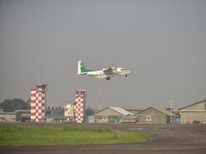 Foto Pesawat NC212i Buatan Bandung yang Dikirim ke Thailand