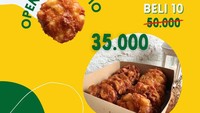 Jika ingin pesan pisang goreng madu untuk acara bisa di Dapoer Mama. Per 10 buahnya dibanderol sekitar Rp 35.000. Foto: Instagram @pisgormadu.dm