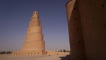 Unik! Potret Masjid Agung Samarra Irak yang Punya Menara Spiral