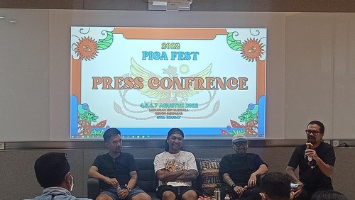 Press conference Pica Fest 2022 pada Senin (1/8/2022) di Jalan Surapati No 15 Denpasar, Bali.