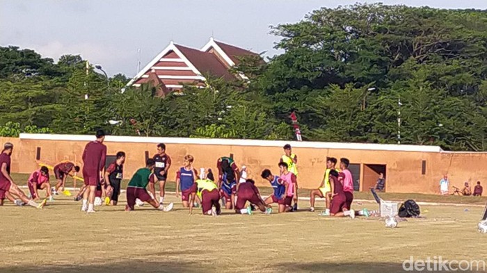 PSM Makassar latihan di Lapangan Syekh Yusuf.
