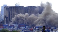 Silo itu pernah menjadi pelindung warga Lebanon dari ledakan Beirut pada 2020 silam.